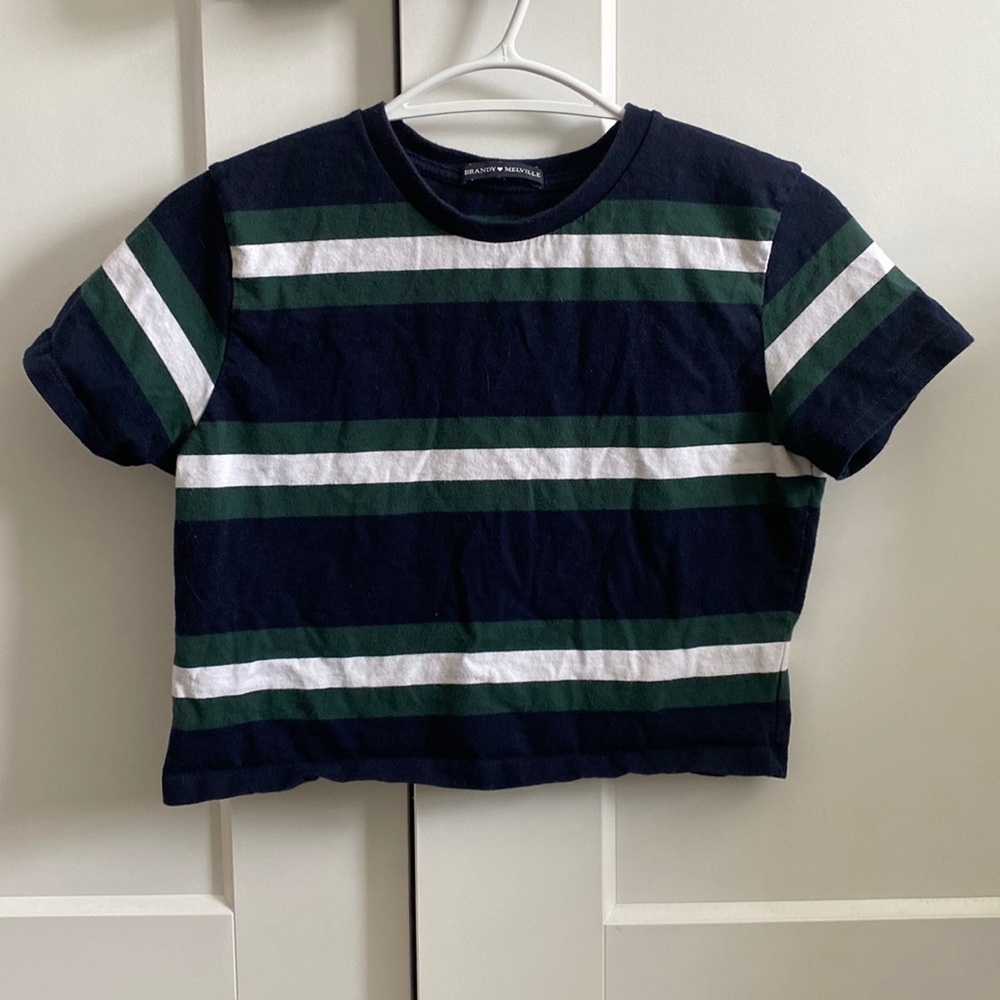 new brandy melville cropped tee